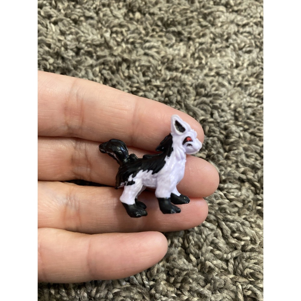2007 Pokemon PVC Mini 1" Figure Mightyena Dark Type Fire Fangs RL China